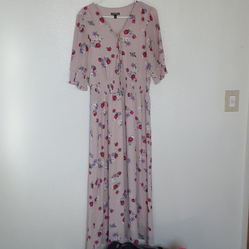 Express  long flower dress